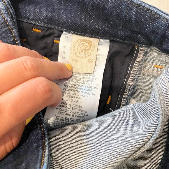 Diesel SLANDY 084ZA Distressed Jeans NWT - Picture 9 of 14